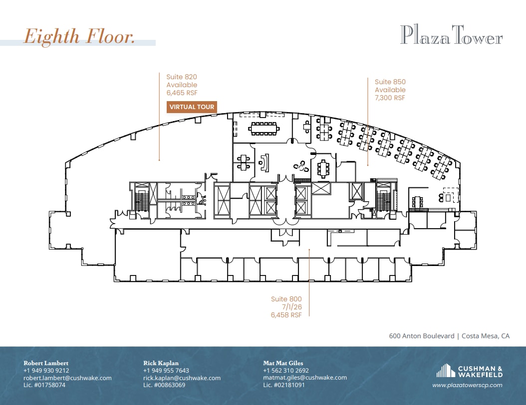 600 Anton Blvd, Costa Mesa, CA for lease Floor Plan- Image 1 of 1