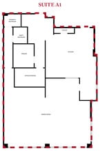 Markham & Shackleford, Little Rock, AR à louer Plan d’étage- Image 2 de 6