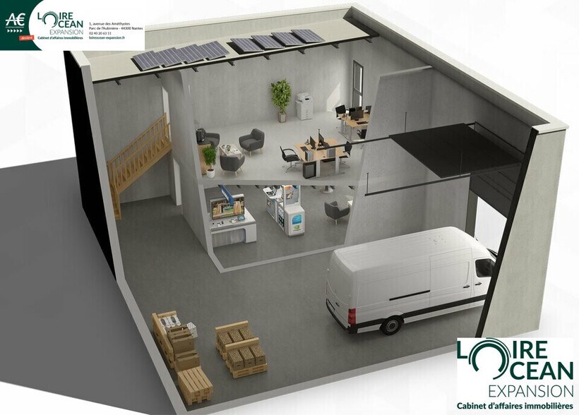 Local d'activités dans Nantes à vendre - Plan d’étage - Image 2 de 3