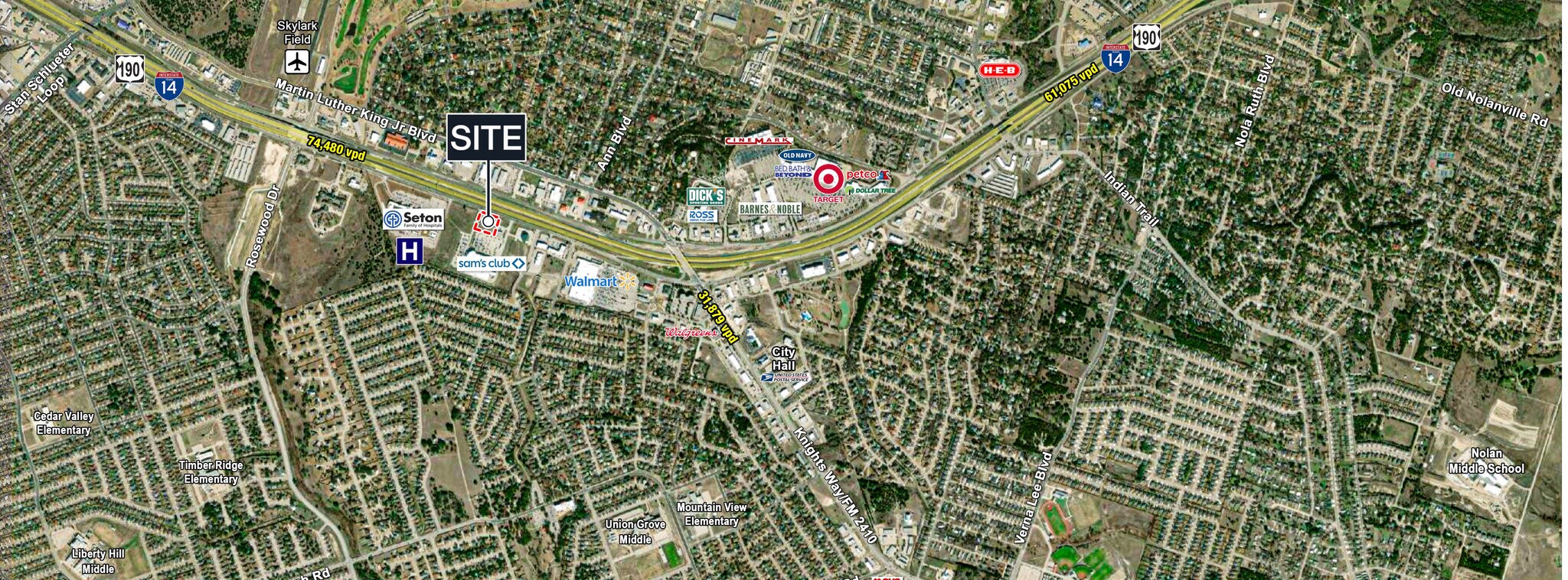 600 W Central Texas Expy, Harker Heights, TX à vendre Photo du bâtiment- Image 1 de 2