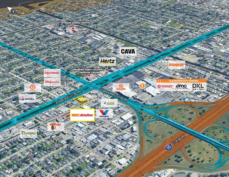 4630 Veterans Memorial Blvd, Metairie, LA à vendre - Photo du bâtiment - Image 3 de 7