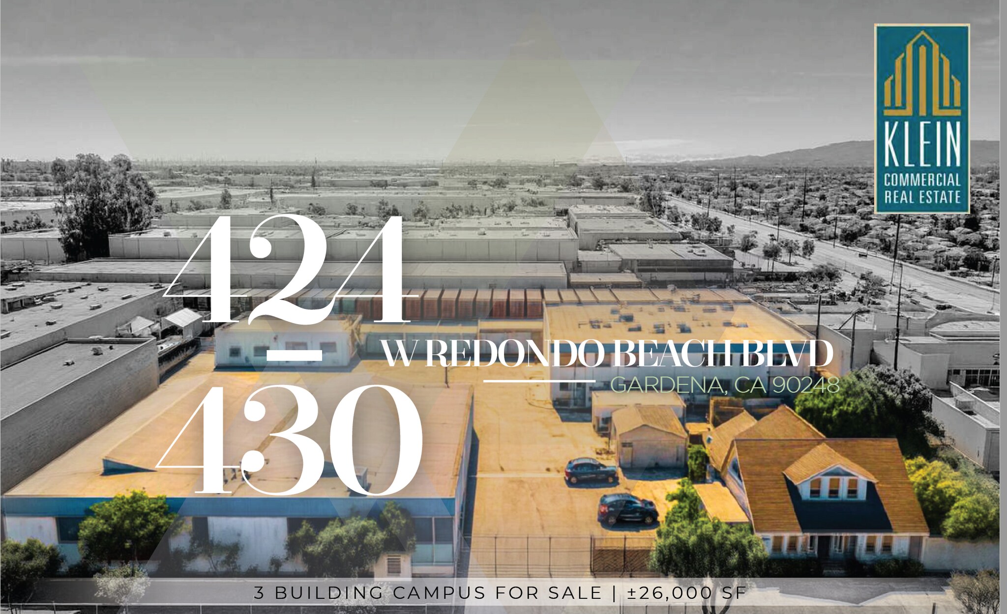 424-430 W Redondo Beach Blvd, Gardena, CA à vendre Aérien- Image 1 de 11