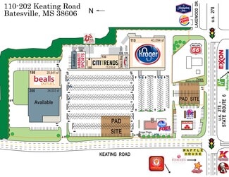 More details for 110-192 Keating Rd, Batesville, MS - Retail for Lease