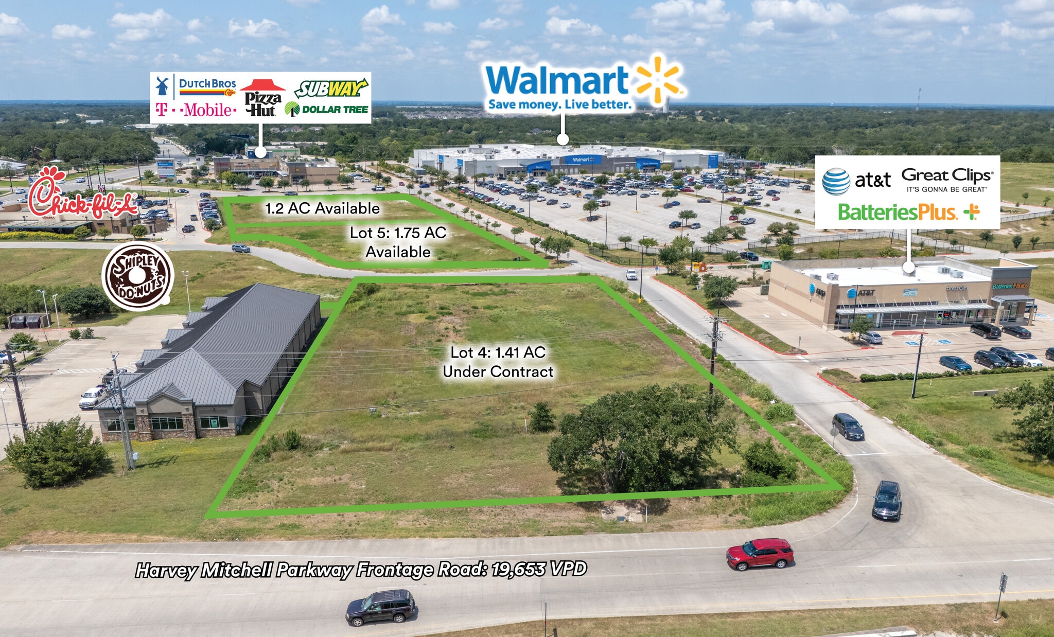 Fm 2818, Bryan, TX for sale Aerial- Image 1 of 9