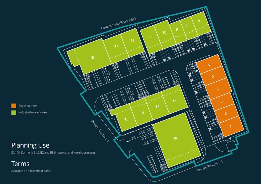 3 Private Rd, Nottingham for lease - Site Plan - Image 2 of 2