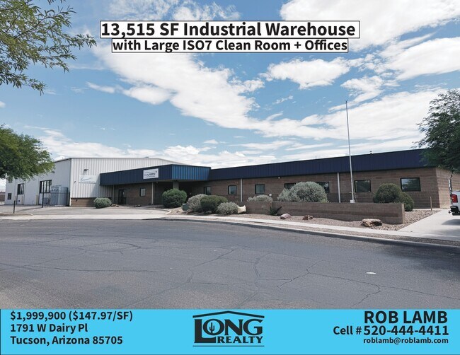 More details for 1791 W Dairy Pl, Tucson, AZ - Industrial for Sale