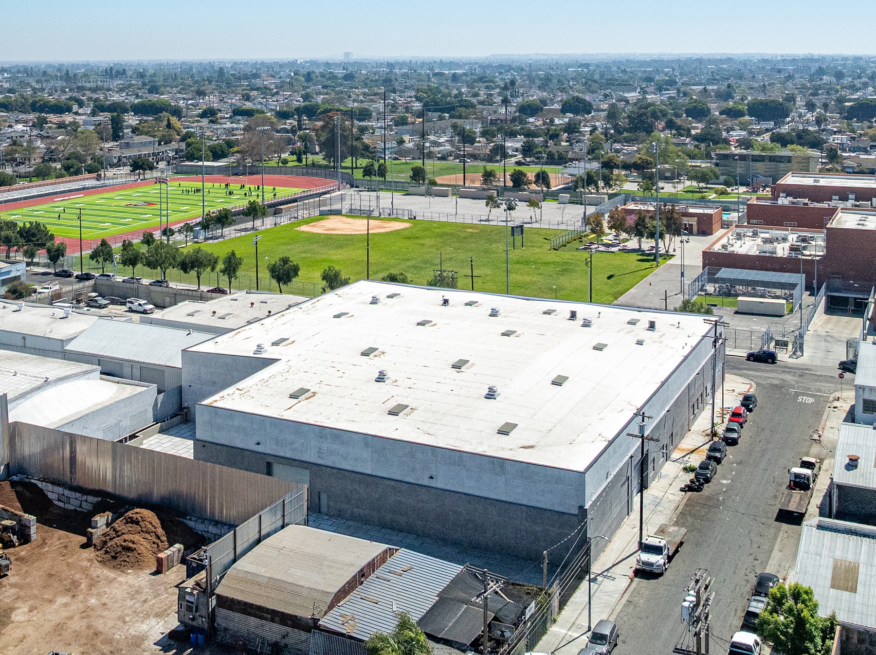 8730 Crocker St, Los Angeles, CA for lease Aerial- Image 1 of 13
