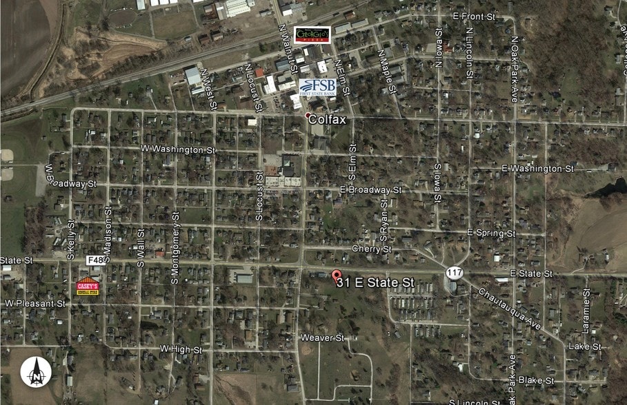 31 E State St, Colfax, IA à vendre - Photo du bâtiment - Image 1 de 3