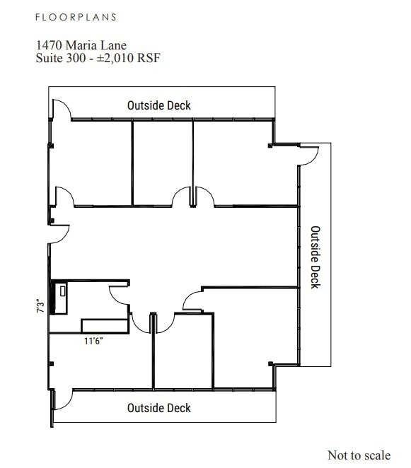 1440 Maria Ln, Walnut Creek, CA for lease Floor Plan- Image 1 of 1
