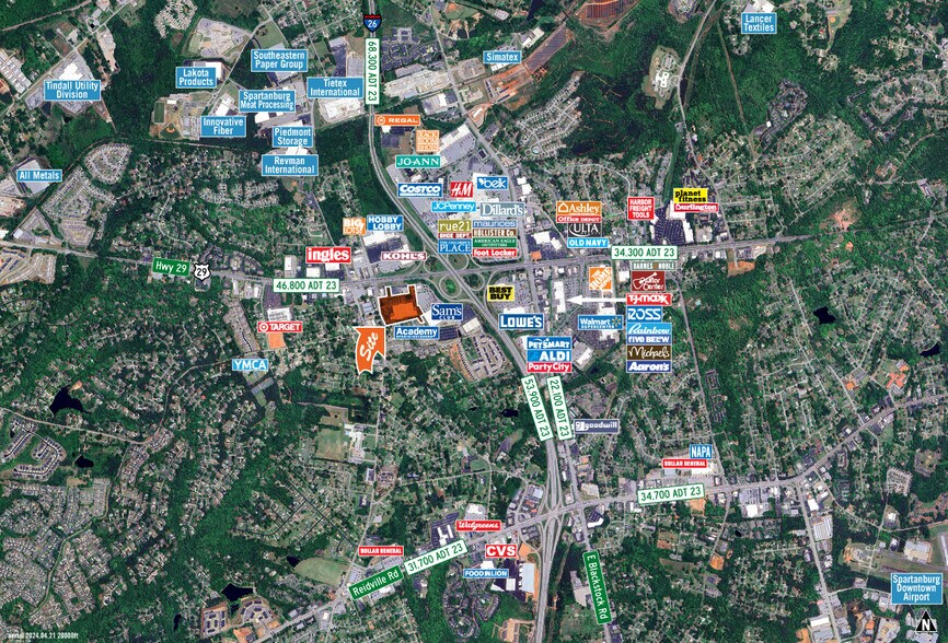 100 Peachwood Centre Dr, Spartanburg, SC à louer - Photo du bâtiment - Image 2 de 17