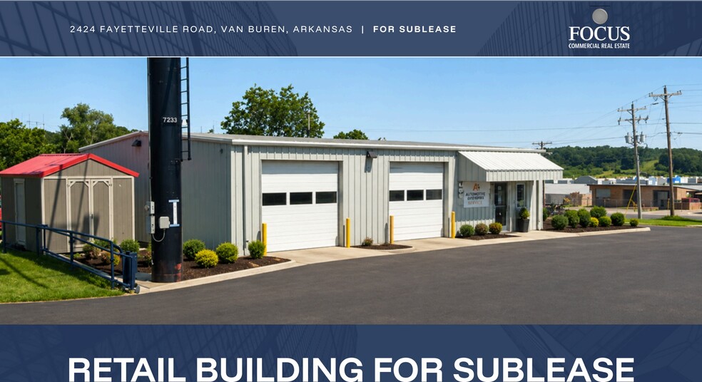 2424 Fayetteville Rd, Van Buren, AR for lease - Building Photo - Image 1 of 1
