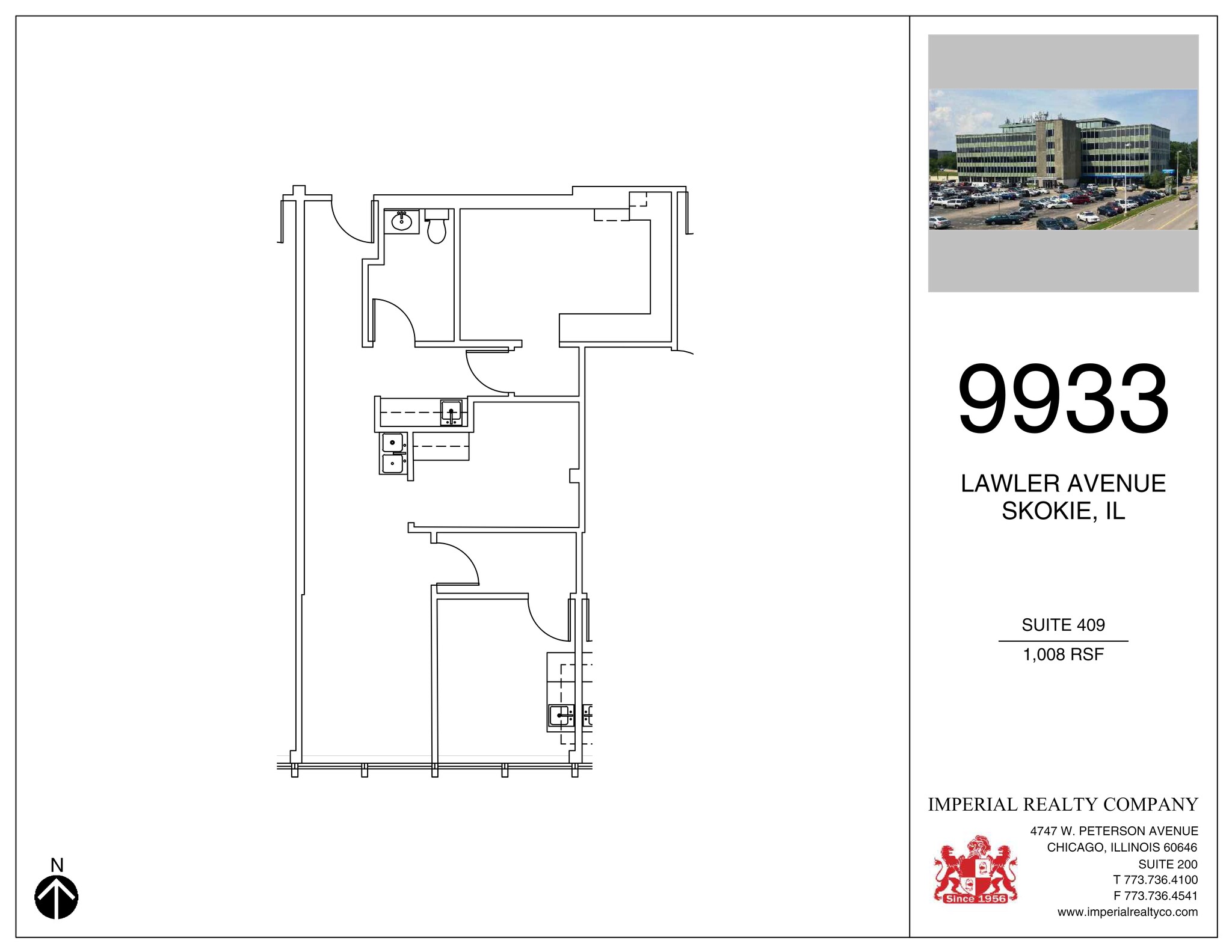 9933 Lawler Ave, Skokie, IL à louer Plan de site- Image 1 de 1