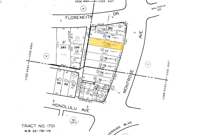 2048 Montrose Ave, Montrose, CA à louer - Plan cadastral - Image 2 de 4