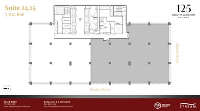 125 S Wacker Dr, Chicago, IL à louer Plan d’étage- Image 1 de 1
