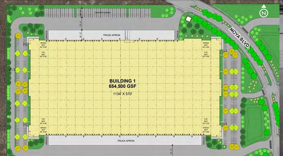 13005 Moya Blvd, Reno, NV à louer - Plan de site - Image 2 de 4