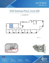 2033 Gateway Pl, San Jose, CA for lease Floor Plan- Image 1 of 16