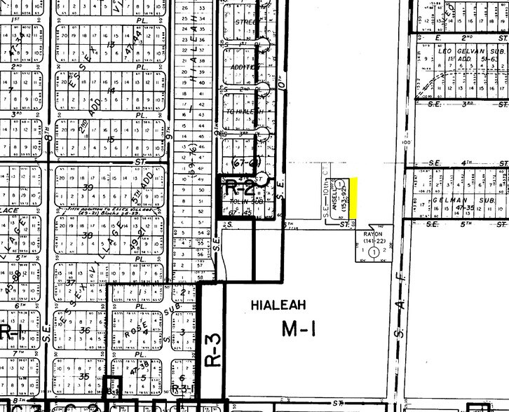 400-490 SE 11th Ave, Hialeah, FL à louer - Plan cadastral - Image 3 de 16