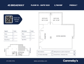 45 Broadway, New York, NY for lease Floor Plan- Image 2 of 11