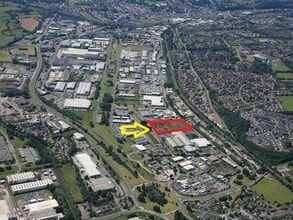 Bennett St, Bridgend, MGN - Aérien Vue de la carte