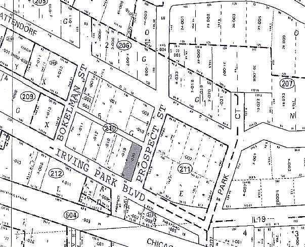 100 E Irving Park Rd, Roselle, IL à vendre - Plan cadastral - Image 1 de 1