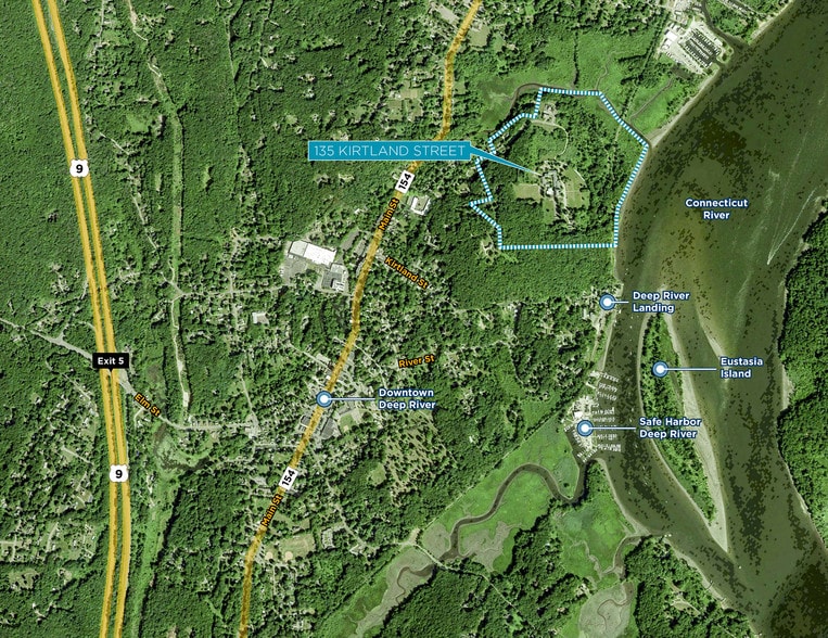 135 Kirtland St, Deep River, CT for sale - Aerial - Image 2 of 7