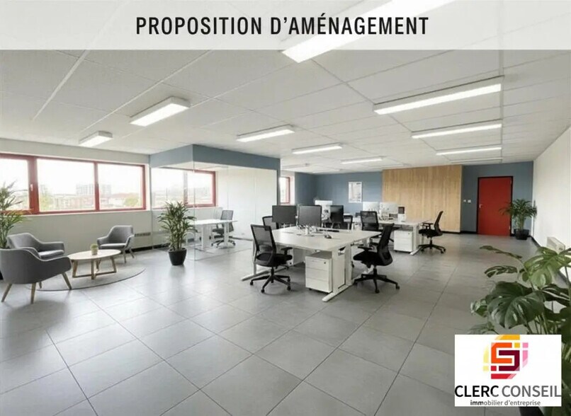 Bureau dans Sotteville-lès-Rouen à louer - Photo intérieure - Image 2 de 8