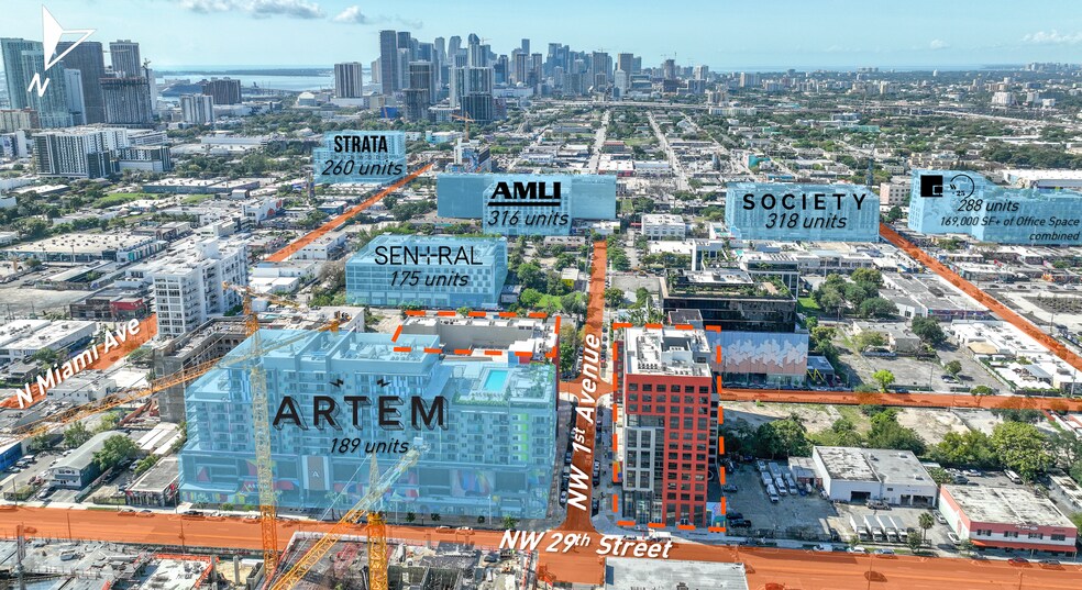 2828 NW 1st Ave, Miami, FL à louer - Photo du bâtiment - Image 3 de 10