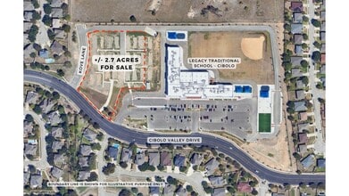 2900 Cibolo Valley Dr, Cibolo, TX - Aerial  map view