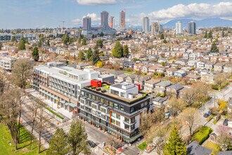 105-125 W 49th Ave, Vancouver, BC - Aérien Vue de la carte