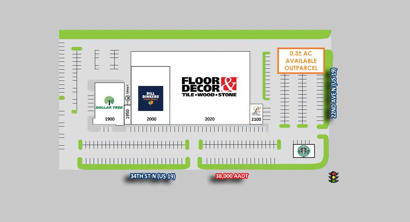 0 34th Street N, Saint Petersburg, FL for lease Site Plan- Image 1 of 2