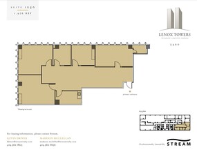 3400 Peachtree Rd NE, Atlanta, GA for lease Floor Plan- Image 1 of 1