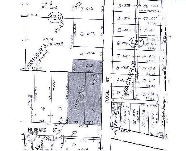 340-350 Hubbard St, Mount Clemens, MI à vendre - Plan cadastral - Image 3 de 3