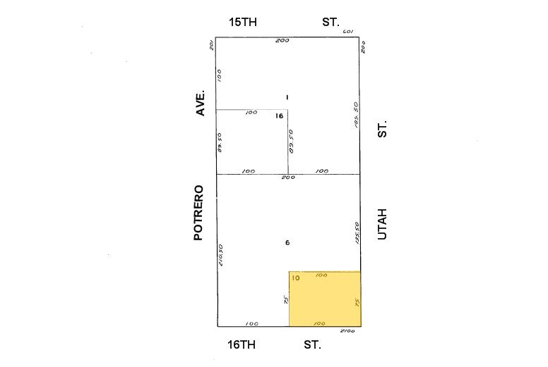 280-290 Utah St, San Francisco, CA à louer - Plan cadastral - Image 3 de 4