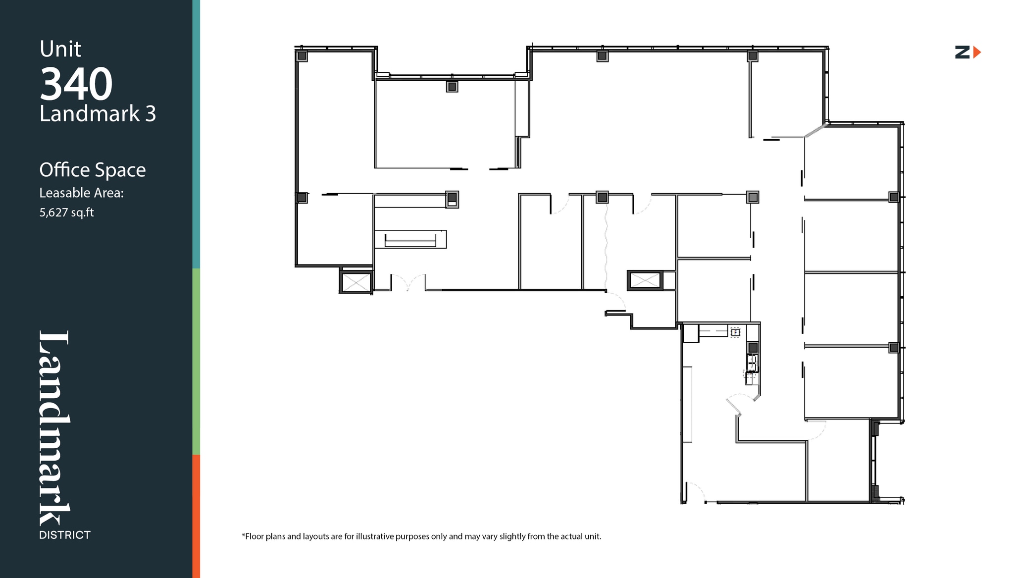 1700 Dickson Av, Kelowna, BC for lease Floor Plan- Image 1 of 7