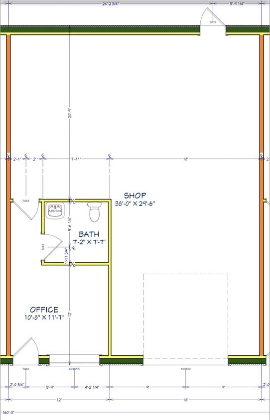 200-225 West Side Dr, Decatur, TX à louer Plan d’étage- Image 1 de 1