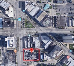 1133 N Ashland Ave, Chicago, IL - AERIAL  map view