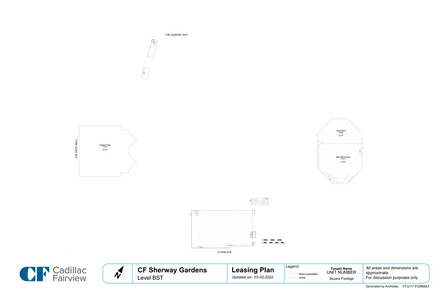 25 The West Mall, Toronto, ON for lease - Site Plan - Image 1 of 1