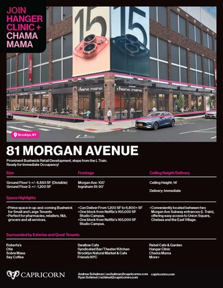 More details for 74 Bogart St, Brooklyn, NY - Retail for Lease