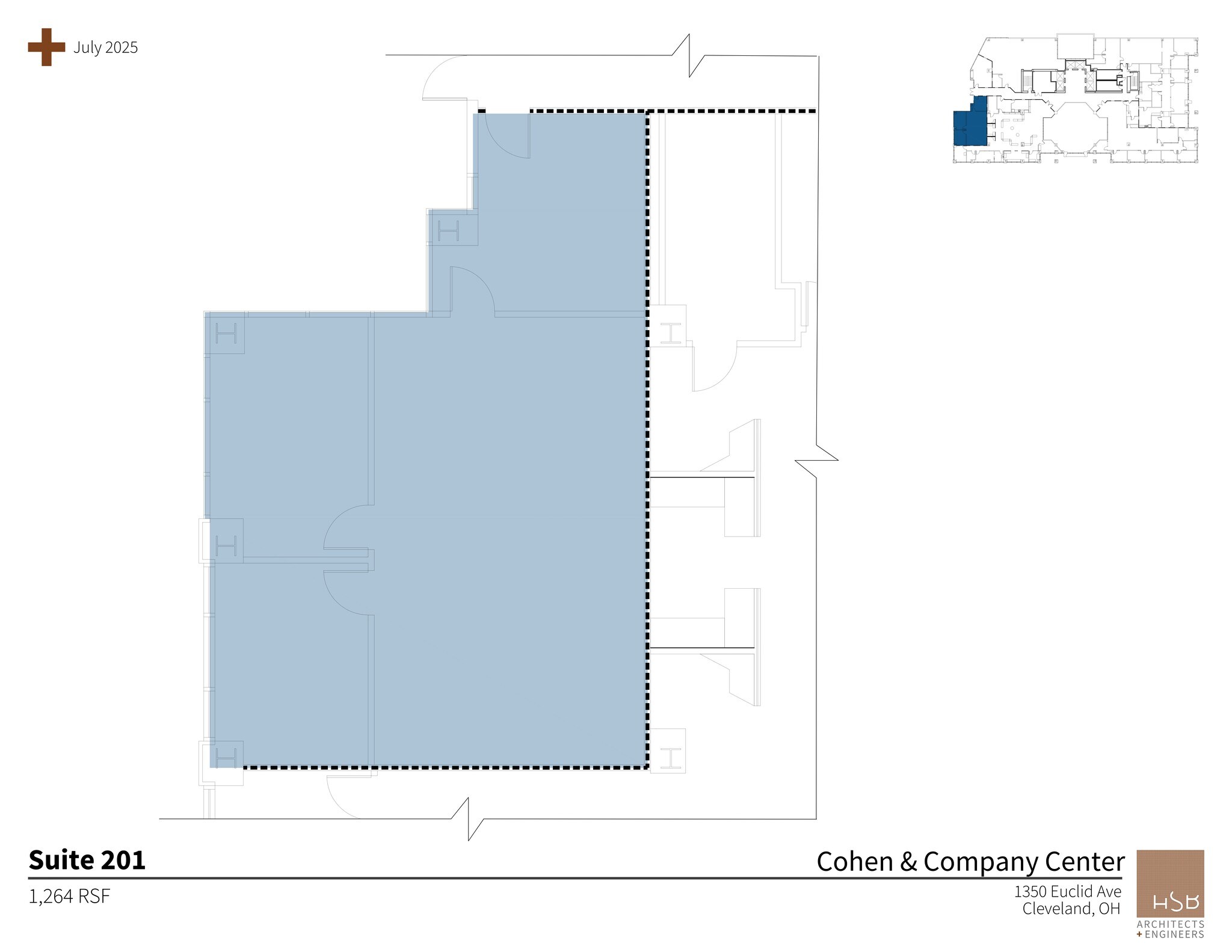 1350 Euclid Ave, Cleveland, OH for lease Site Plan- Image 1 of 1