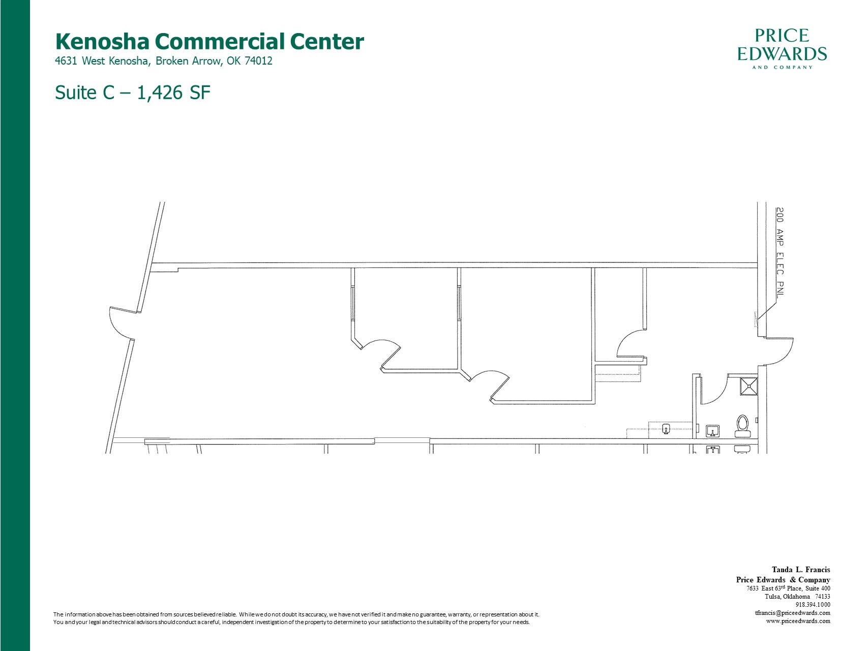 4611-4651 W Kenosha St, Broken Arrow, OK for lease Floor Plan- Image 1 of 1