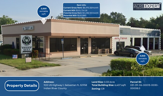 More details for 920 US 1 Hwy, Sebastian, FL - Retail for Sale