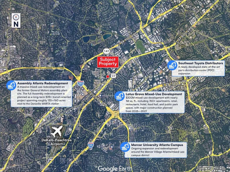 5954-5998 Buford Hwy, Atlanta, GA for sale - Aerial - Image 3 of 5