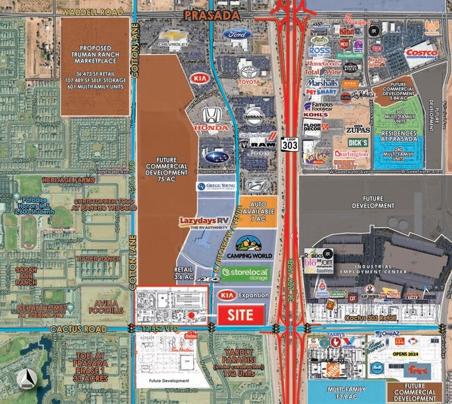 More details for Cotton Ln & Cactus Rd, Surprise, AZ - Retail for Sale