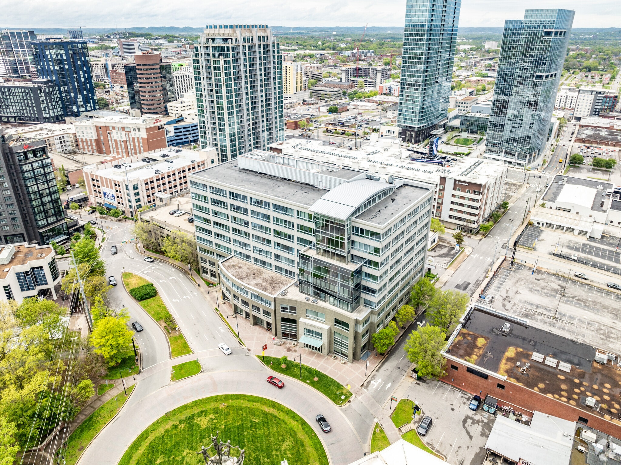 1600 Division St, Nashville, TN for lease Aerial- Image 1 of 3