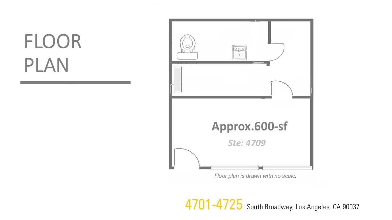 4701-4721 S Broadway, Los Angeles, CA for lease Floor Plan- Image 1 of 4