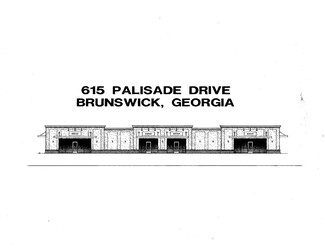 Plus de détails pour 615-621 Palisade Dr, Brunswick, GA - Bureau/Commerce de détail à louer