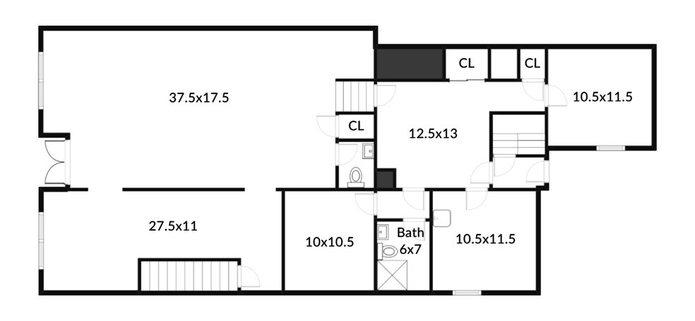 2877 Fairfield Ave, Bridgeport, CT à louer - Plan d’étage - Image 2 de 6