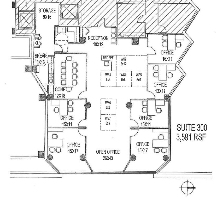 1030 N Clark St, Chicago, IL à louer Plan d  tage- Image 1 de 1