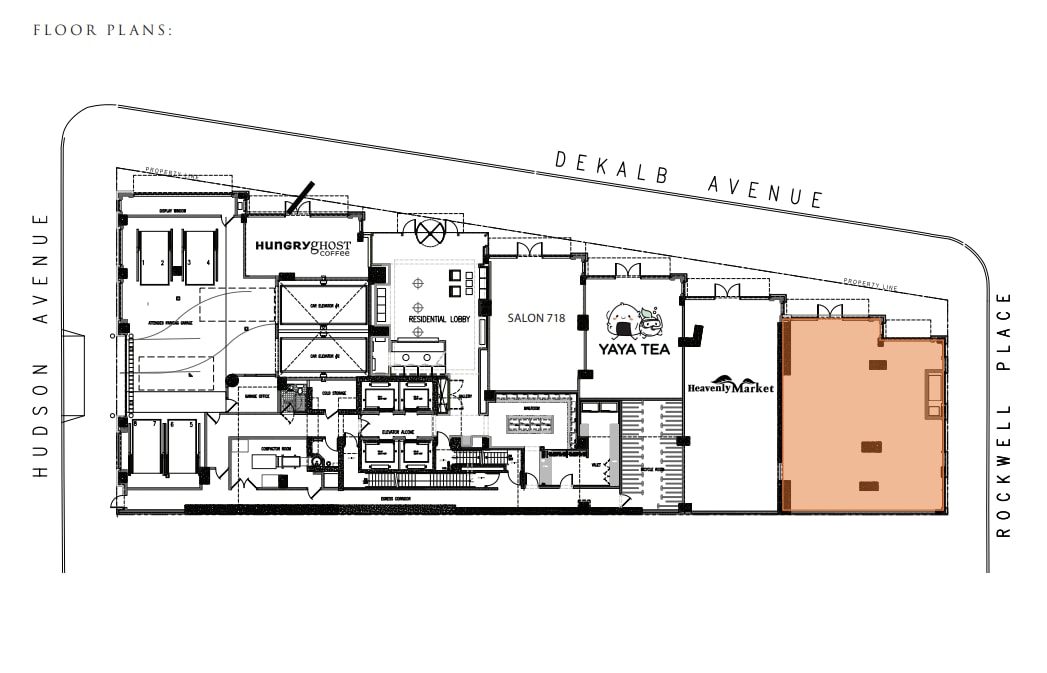 74 Dekalb Avenue, Brooklyn, NY for lease Floor Plan- Image 1 of 5