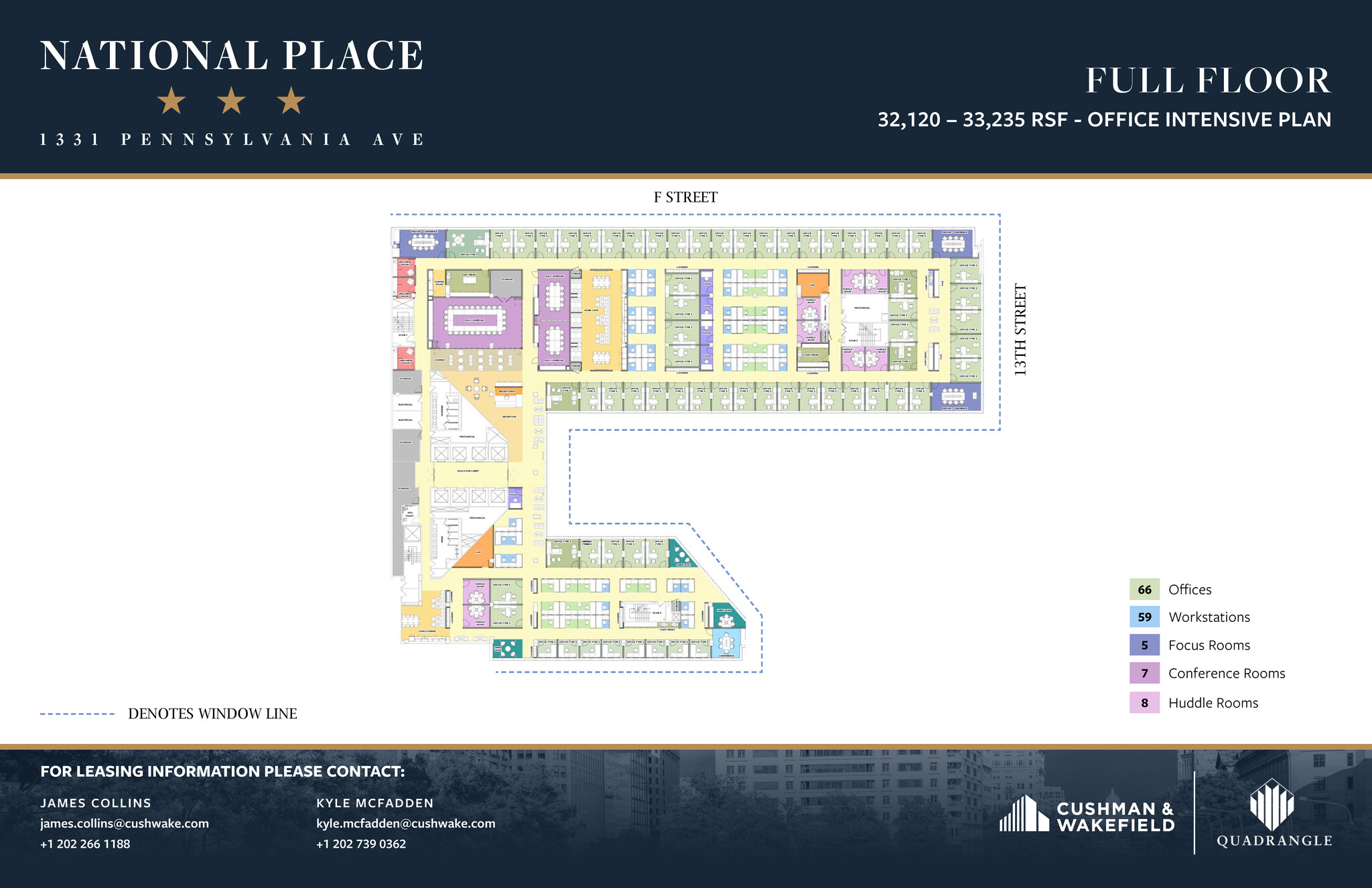 1331 Pennsylvania Ave NW, Washington, DC à louer Plan d’étage- Image 1 de 11